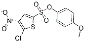 4-METHOXYPHENYL 5-CHLORO-4-NITROTHIOPHENE-2-SULFONATE Struktur