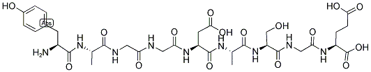 H-TYR-ALA-GLY-GLY-ASP-ALA-SER-GLY-GLU-OH Structure