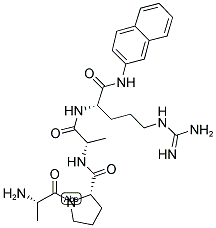H-ALA-PRO-ALA-ARG-BETA-NA Struktur