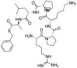 H-ARG-PRO-LYS-PRO-LEU-ALA-SBZL Struktur