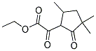 ETHYL 2-OXO-2-(3,3,5-TRIMETHYL-2-OXOCYCLOPENTYL)ACETATE Struktur