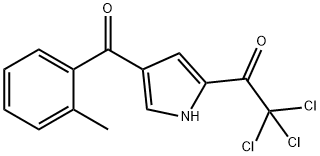 2,2,2-TRICHLORO-1-[4-(2-METHYLBENZOYL)-1H-PYRROL-2-YL]-1-ETHANONE Struktur