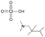 N,N-DIMETHYL-N-(2,2,3-TRIMETHYLBUTYL)AMINE PERCHLORATE Struktur