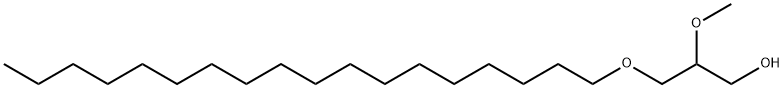 1-O-OCTADECYL-2-O-METHYL-RAC-GLYCEROL Struktur