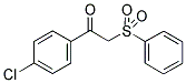 1-(4-CHLOROPHENYL)-2-(PHENYLSULFONYL)-1-ETHANONE Struktur