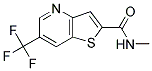 N-METHYL-6-(TRIFLUOROMETHYL)THIENO[3,2-B]PYRIDINE-2-CARBOXAMIDE Struktur