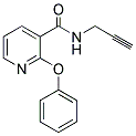 (2-PHENOXY(3-PYRIDYL))-N-PROP-2-YNYLFORMAMIDE Struktur