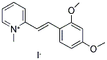 2-(2,4-DIMETHOXYSTYRYL)-1-METHYLPYRIDINIUM IODIDE Struktur