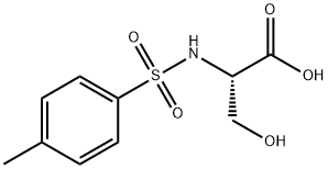 3-HYDROXY-2-(TOLUENE-4-SULFONYLAMINO)-PROPIONIC ACID Struktur