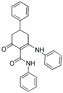 (2-OXO-4-PHENYL-6-(PHENYLAMINO)CYCLOHEX-1-ENYL)-N-BENZAMIDE Struktur