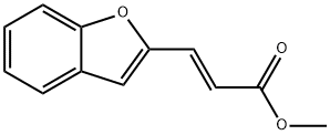 3-BENZOFURAN-2-YL-ACRYLIC ACID METHYL ESTER Struktur