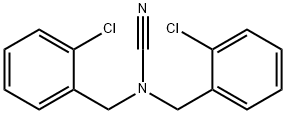 N,N-BIS(2-CHLOROBENZYL)CYANAMIDE Struktur