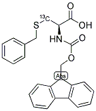 L-CYSTEINE-N-FMOC, S-BENZYL (3-13C) Struktur