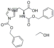 Z-HIS(Z)-OH ETOH Struktur