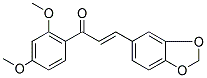 3-(1,3-BENZODIOXOL-5-YL)-1-(2,4-DIMETHOXYPHENYL)PROP-2-EN-1-ONE Struktur