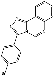 3-(4-BROMOPHENYL)[1,2,4]TRIAZOLO[4,3-C]QUINAZOLINE Struktur