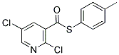 4-METHYLPHENYL 2,5-DICHLOROPYRIDINE-3-CARBOTHIOATE Struktur