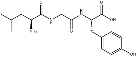 H-LEU-GLY-TYR-OH Struktur