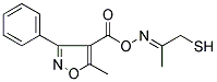 2-(([(5-METHYL-3-PHENYLISOXAZOL-4-YL)CARBONYL]OXY)IMINO)PROPANE-1-THIOL Struktur