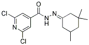 N'4-(3,3,5-TRIMETHYLCYCLOHEXYLIDEN)-2,6-DICHLOROPYRIDINE-4-CARBOHYDRAZIDE Struktur