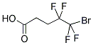 5-BROMO-4,4,5,5-TETRAFLUOROPENTANOIC ACID Struktur