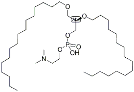 1,2-DI-O-HEXADECYL-SN-GLYCERO-3-PHOSPHATIDYLDIMETHYLETHANOLAMINE Struktur