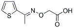 (1-THIOPHEN-2-YL-ETHYLIDENEAMINOOXY)-ACETIC ACID Struktur