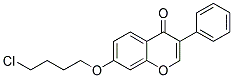 7-(4-CHLOROBUTOXY)-3-PHENYL-4H-CHROMEN-4-ONE Struktur