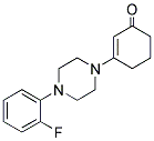 3-(4-(2-FLUOROPHENYL)PIPERAZINYL)CYCLOHEX-2-EN-1-ONE Struktur