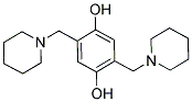 2,5-BIS-PIPERIDIN-1-YLMETHYL-BENZENE-1,4-DIOL Struktur