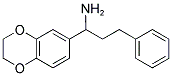 1-(2,3-DIHYDRO-BENZO[1,4]DIOXIN-6-YL)-3-PHENYL-PROPYLAMINE Struktur