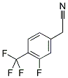 3-FLUORO-4-(TRIFLUOROMETHYL)PHENYLACETONITRILE Struktur