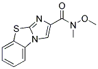 N-METHOXY-N-METHYLIMIDAZO[2,1-B][1,3]BENZOTHIAZOLE-2-CARBOXAMIDE Struktur