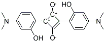 1,3-BIS[4-(DIMETHYLAMINO)-2-HYDROXYPHENYL]-2,4-DIHYDROXYCYCLOBUTENEDIYLIUM DIHYDROXIDE, BIS(INNER SALT) Struktur