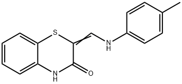 2-(4-TOLUIDINOMETHYLENE)-2H-1,4-BENZOTHIAZIN-3(4H)-ONE Struktur