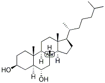 5-ALPHA-CHOLESTAN-3-BETA, 6-ALPHA-DIOL Struktur