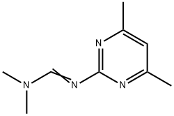 N'-(4,6-DIMETHYL-2-PYRIMIDINYL)-N,N-DIMETHYLIMINOFORMAMIDE Struktur