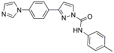 3-[4-(1H-IMIDAZOL-1-YL)PHENYL]-N-(4-METHYLPHENYL)-1H-PYRAZOLE-1-CARBOXAMIDE Struktur