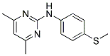 2-[4-(METHYLTHIO)PHENYL]-4,6-DIMETHYL-2-PYRIMIDINAMINE Struktur