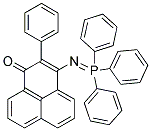 2-PHENYL-3-[(1,1,1-TRIPHENYL-LAMBDA5-PHOSPHANYLIDENE)AMINO]-1H-PHENALEN-1-ONE Struktur