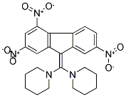 1-[PIPERIDINO(2,4,7-TRINITRO-9H-FLUOREN-9-YLIDEN)METHYL]PIPERIDINE Struktur