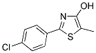 2-(4-CHLOROPHENYL)-5-METHYL-1,3-THIAZOL-4-OL Struktur