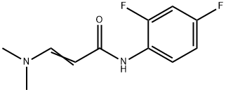 N-(2,4-DIFLUOROPHENYL)-3-(DIMETHYLAMINO)ACRYLAMIDE Struktur