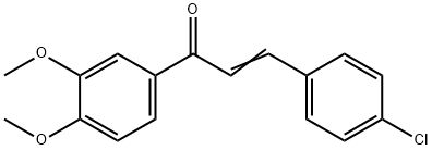 4-CHLORO-3',4'-DIMETHOXYCHALCONE Struktur