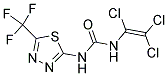 N-(1,2,2-TRICHLOROVINYL)-N'-[5-(TRIFLUOROMETHYL)-1,3,4-THIADIAZOL-2-YL]UREA Struktur