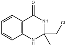 2-(CHLOROMETHYL)-2-METHYL-1,2,3,4-TETRAHYDROQUINAZOLIN-4-ONE Struktur