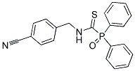 N-(4-CYANOBENZYL)OXO(DIPHENYL)PHOSPHORANECARBOTHIOAMIDE Struktur