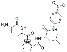 H-ALA-ALA-PRO-LEU-PNA Struktur