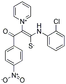 1-(2-CHLOROANILINO)-3-(4-NITROPHENYL)-3-OXO-2-PYRIDINIUM-1-YLPROP-1-ENE-1-THIOLATE Struktur