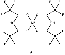 NICKEL(II) HEXAFLUOROACETYLACETONATE HYDRATE Struktur